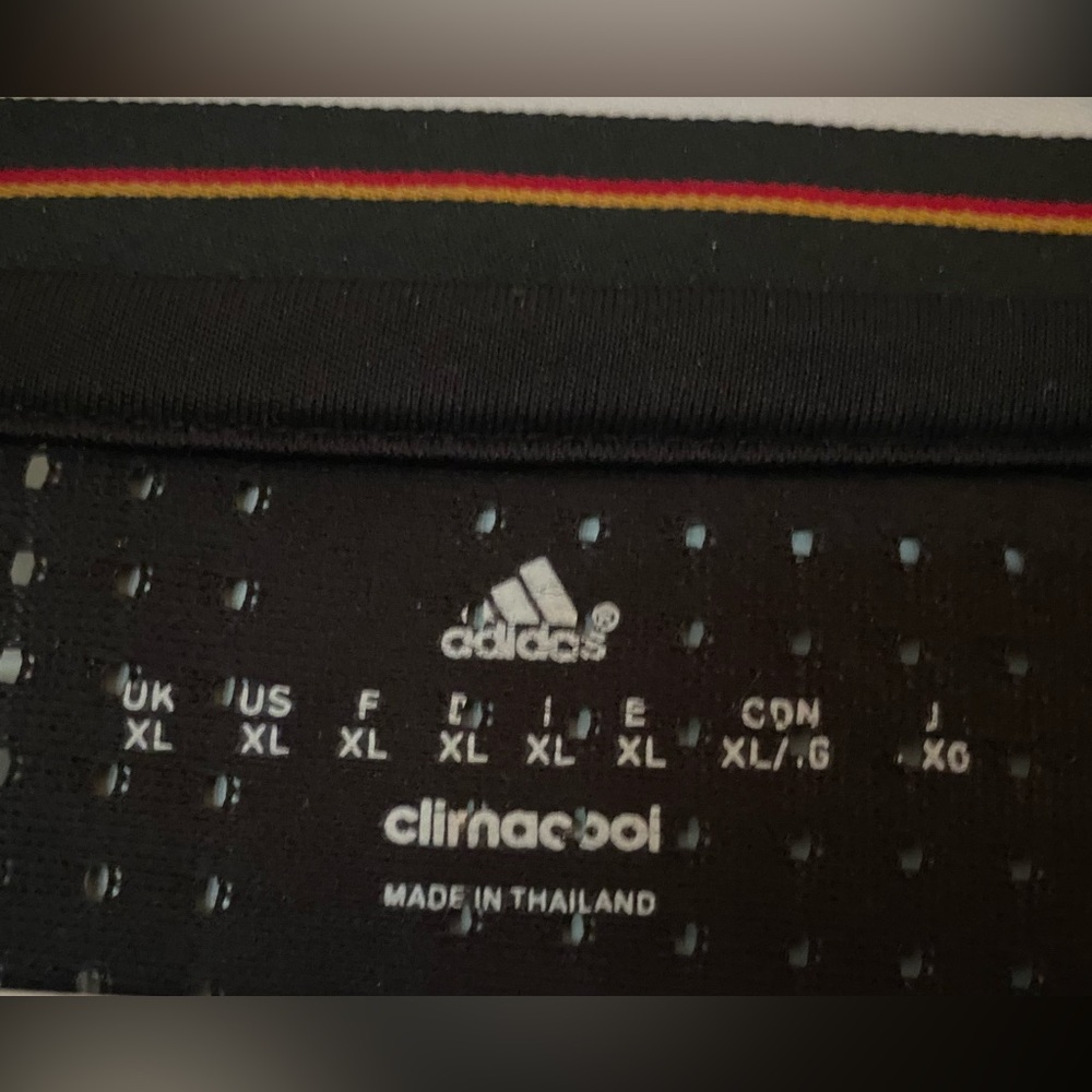 Adidas Black Germany Football Jersey with Gold FIFA Badge - Picture 3 of 7